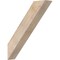 Ekena Millwork 5 1/2"W x 26"D x 30"H Traditional Smooth Knee Brace, Douglas Fir BRC06X26X30TRA00SDF - alternate 1